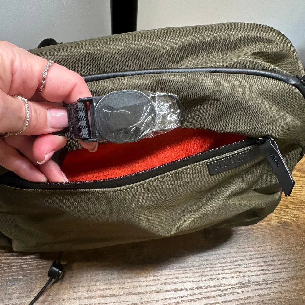 NEW Alpaka Metro Crossbody Left Shoulder Olive Green X-Pac X42 Sling Bag